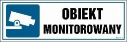 Mój dom Obiekt Monitorowany - Duża Tablica 60 X 20 Cm, Pn Libres Polska Sp Sgp-Nc023_300X100_Pn 5904937404045