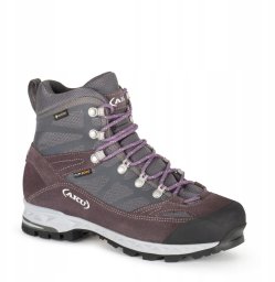 Buty trekkingowe damskie Aku W'S TREKKER PRO GTX, grey/ deep violet, 37.5