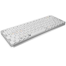 Klawiatura Keysonic KeySonic KSK-5020BT-S (DE) Wireless MINI Aluminium srebrny/w