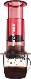 Aero Press AeroPress Clear Red - Zaparzacz do kawy czerwony