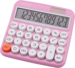 Kalkulator Genie Kalkulator 612P różowy