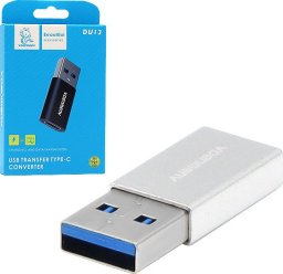 Adapter USB Vega USB-C - USB Srebrny