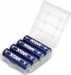 Xtar Xtar 1,5V 2500mAh AA įkraunamas elementas, 4 vnt. + dėklas