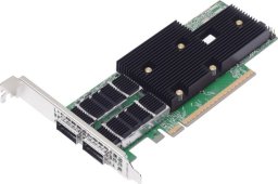 Karta sieciowa Broadcom Broadcom P2200G - Netzwerkadapter - PCIe 5.0 x16 Low-Profile - 400 Gigabit QSFP112 x 2