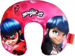 Setino Poduszka podróżna Zagłówek Rogal Biedronka Miraculous LADYBUG