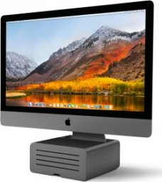 Twelve South Twelve South HiRise Pro - aluminiowa podstawka do iMac i Apple Studio Display ze schowkiem (gunmetal) [eol]