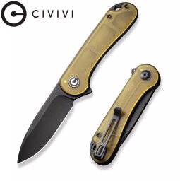 Cedrus Nóż składany Civivi Elementum Flipper Bead Blasted Ultem, Black Stonewashed D2 (C907A-5)