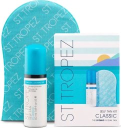  ST.TROPEZ St. Tropez Self Tan Classic zestaw samoopalająca ultra nawilżająca pianka 50ml + rękawica