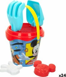 Mickey Mouse Zestaw zabawek plażowych Mickey Mouse  14 cm Plastikowy (24 Sztuk)