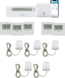 HomeMatic IP Homematic IP Access P. 1x Fussb.aktor.5xStellantrieb 5xWandth.