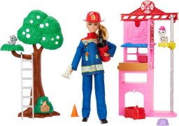 Lalka Barbie Mattel Kariera. Lalka Strażak HRG55