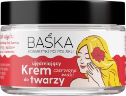 BAŚKA Ujędrniający krem do twarzy - czerwone maki 50ml