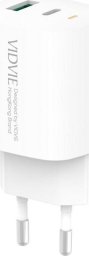 Ładowarka Vidvie ŁADOWARKA SIECIOWA DO IPHONE 1XUSB   1XTYPE C   LIGHTNING