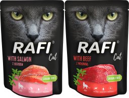 Rafi Mokra karma dla kota Cat MIX SMAKÓW 10x300g