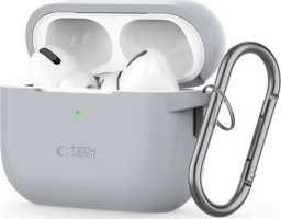 Tech-Protect TECH-PROTECT SILICONE HOOK APPLE AIRPODS PRO 1 / 2 CRAYON GREY