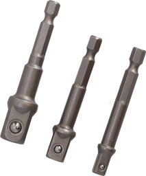 DRAUMET DRAUMET PREMIUM Adaptery z 1/4" HEX na 1/2, 3/8, 1/4" kwadrat one size