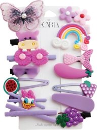eCarla Zestaw pakiet 14w1 spinek wsuwek do włosów VIOLET SP282