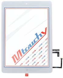 Samsung MUSTTBY Ekran dotykowy + taśma klejąca + Home do iPAD Air1 (biały)