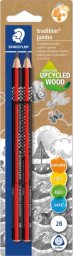 Staedtler STAEDTLER Bleistift Tradition Jumbo 2B Dreikantform 2Stk. retail