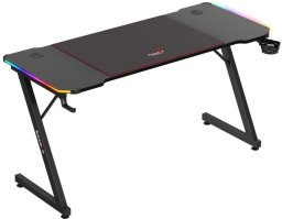 Biurko Huzaro Hero 3.3 RGB Czarne 140 cmx60 cm 