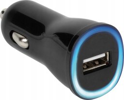 Ładowarka Vivanco Vivanco car charger USB 2.1A, black (36256)