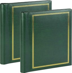 Victoria Collection Album SA40S Magnetic 40pgs Classic, green 2pcs