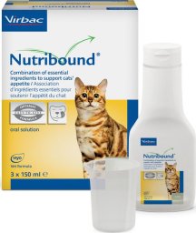 VIRBAC VIRBAC Nutribound Roztwór doustny dla kotów w czasie rekonwalescencji 3x150 ml-nowa wersja