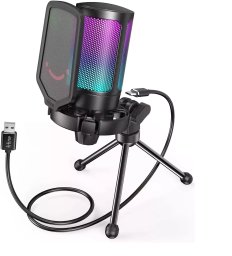 Mikrofon Fifine AmpliGame A6V RGB Black