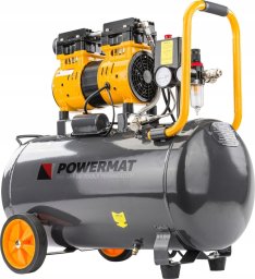 Sprężarka Powermat KOMPRESOR BEZOLEJOWY 50L SPRĘŻARKA 8 BAR 290l/min 230V SEPARATOR CICHY 59dB