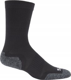  5.11 Tactical 5.11 SLIP STREAM CREW SOCK-BLACK-L MENS 10033-19