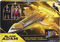 DC Comics Black Adam Juodas ADAM kosminis laivas su Juodas Adam ir Hawkman figūrėlėmis, 6064871