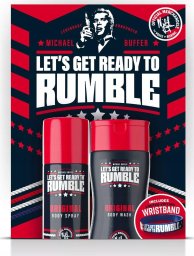  RUMBLE MEN_SET Dezodorant do ciała w sprayu 150ml + żel pod prysznic 250ml