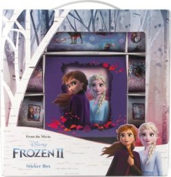 Vrige Disney Frozen Sticker gift box with handle (contains 12 rolls of sticker sheets, 2 rolls of laser sticker sheets, sticker & drawing pad)
