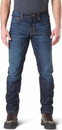 5.11 Tactical 5.11 DEFENDER-FLEX JEAN-SLIM-DW INDIGO-38-36 MENS 74465-649