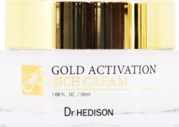 Dr. Hedison Gold Activation Rich Cream Krem do twarzy z 24k złotem 50ml