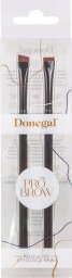 DONEGAL_Pro Brow precyzyjne pędzle do stylizacji brwi 2szt.
