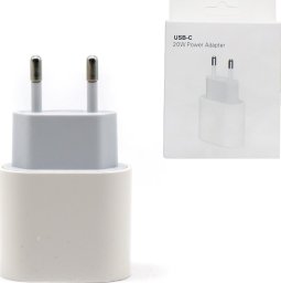 Ładowarka M ECOBOX ŁADOWARKA SIECIOWA IPHONE MU7V2ZM/A 20W USB-C TYP-C PD BOX SINGLE APPX