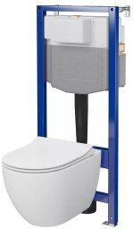 Zestaw podtynkowy S701-926/ CERSANIT / AQUA 50 / C250 ZESTAW STELAŻ PODT WC MECH QF + MZ ZEN CLEAN ON + DS DUR WOLNOOPADAJĄCA ŁW