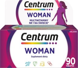 CENTRUM_Woman witaminy i minerały dla kobiet Suplement Diety 90 tabletek