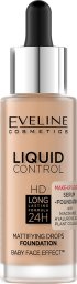  EVELINE_Liquid Control HD podkład do twarzy z dropperem 055 Honey 32ml