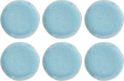 Sagaform ROSE&TULIPANI CONCERTO FUSE AZZURRO Zestaw 6 talerzy do sałatek 22 cm
