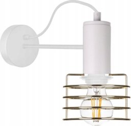 Kinkiet Keter Lighting Kinkiet 1xE27 RUNE WHITE/GOLD