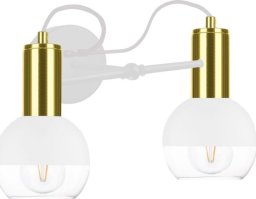 Kinkiet Keter Lighting Kinkiet 2xE27 ARNE WHITE/GOLD