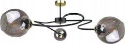 Lampa sufitowa Keter Lighting Lampa sufitowa 3xE27 BLOM BLACK/GOLD