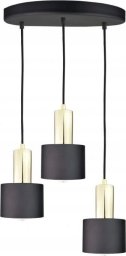 Lampa wisząca Keter Lighting Lampa wisząca 3xE27 LUCE BLACK GOLD