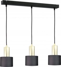 Lampa wisząca Keter Lighting Lampa wisząca 3xE27 LUCE BLACK GOLD