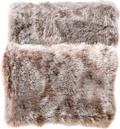 Douceur d`Interieur Miekki koc ze sztucznego futra, BEIGE