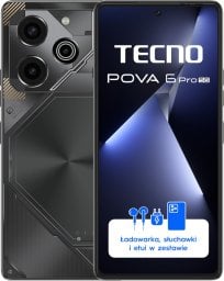 Smartfon Tecno Pova 6 Pro 5G 12/256GB Grafitowy  (POVA 6 Gray)