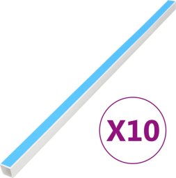 vidaXL Kanał elektroinstalacyjny, samoprzylepny, 30x20 mm, 10 m, PVC