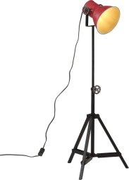  vidaXL vidaXL Lampa stojąca, 25 W, postarzany czerwony, 35x35x65/95 cm, E27